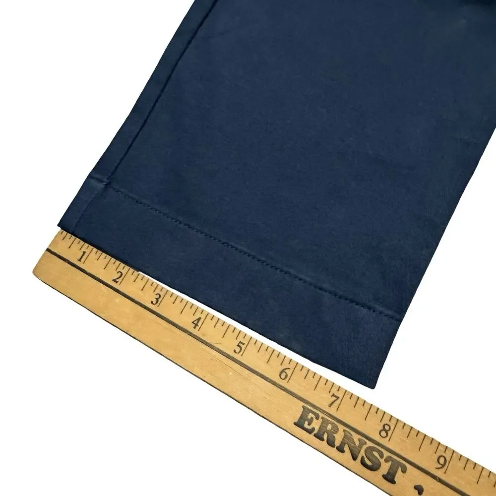 NWT J.CREW Flex TruTemp 365 Men's 35x32 Slim Fit Chino Pants Blue Casual Golf
